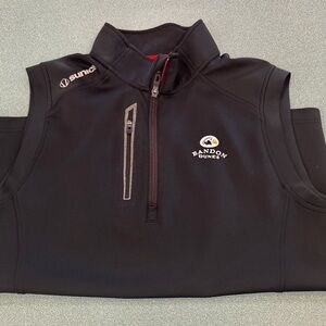 Sunice Black Sleeveless Vest with Logo